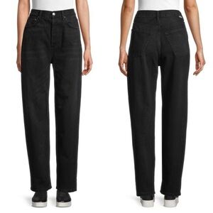 Boyish Denim Toby High Rise Jean in “The Hustler” Dark Wash